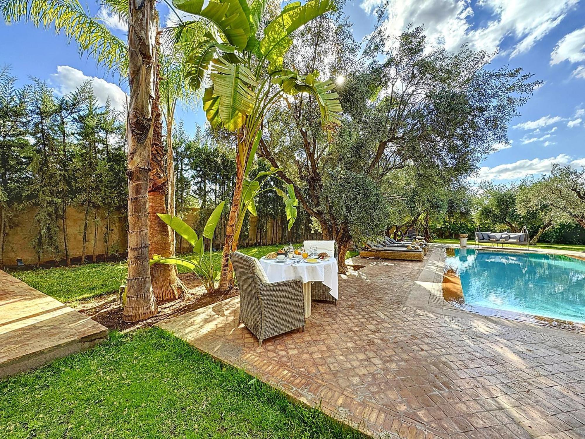 Villa Paschmina Piscine Chauffee Ourika Exteriör bild