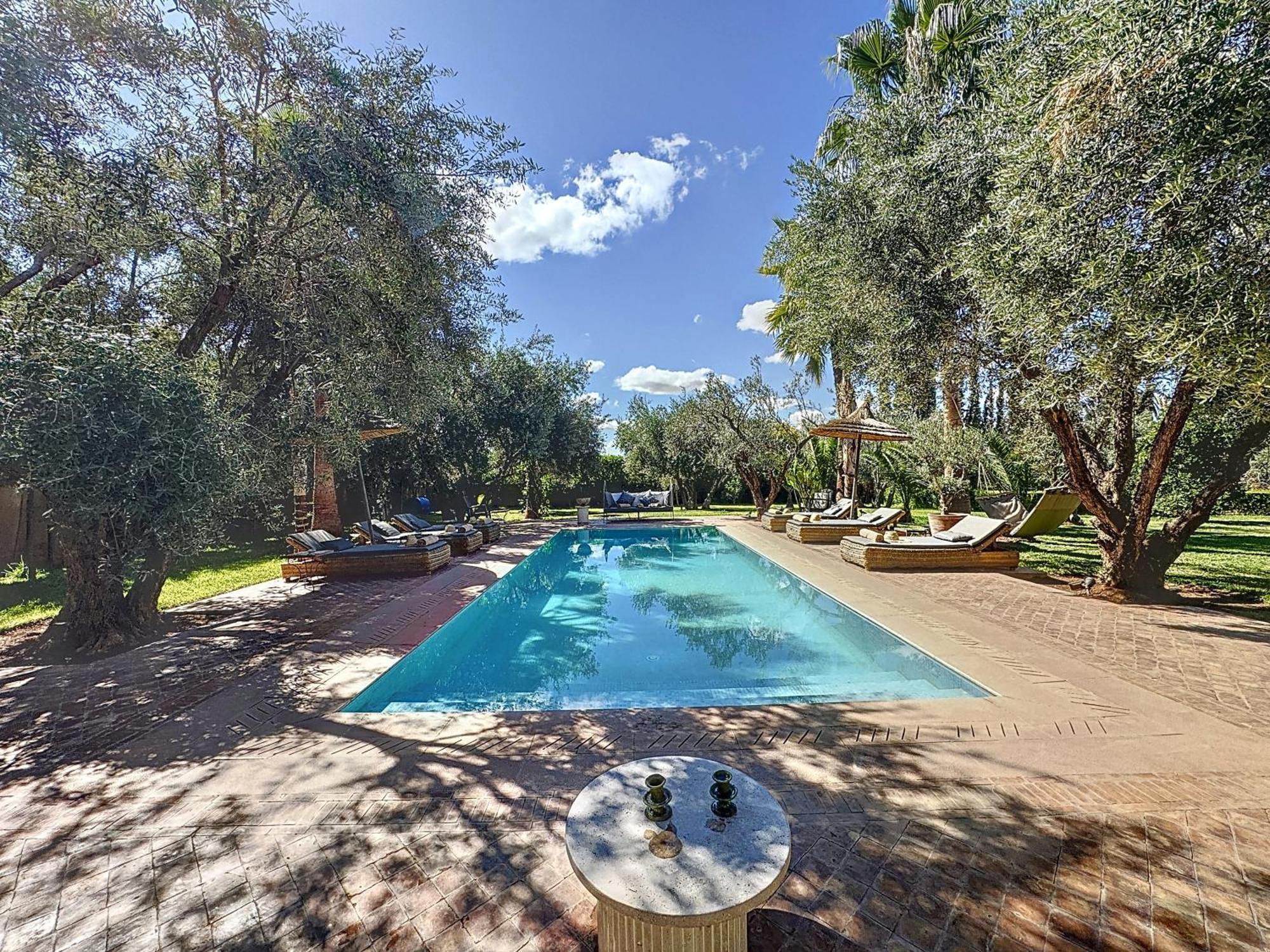 Villa Paschmina Piscine Chauffee Ourika Exteriör bild