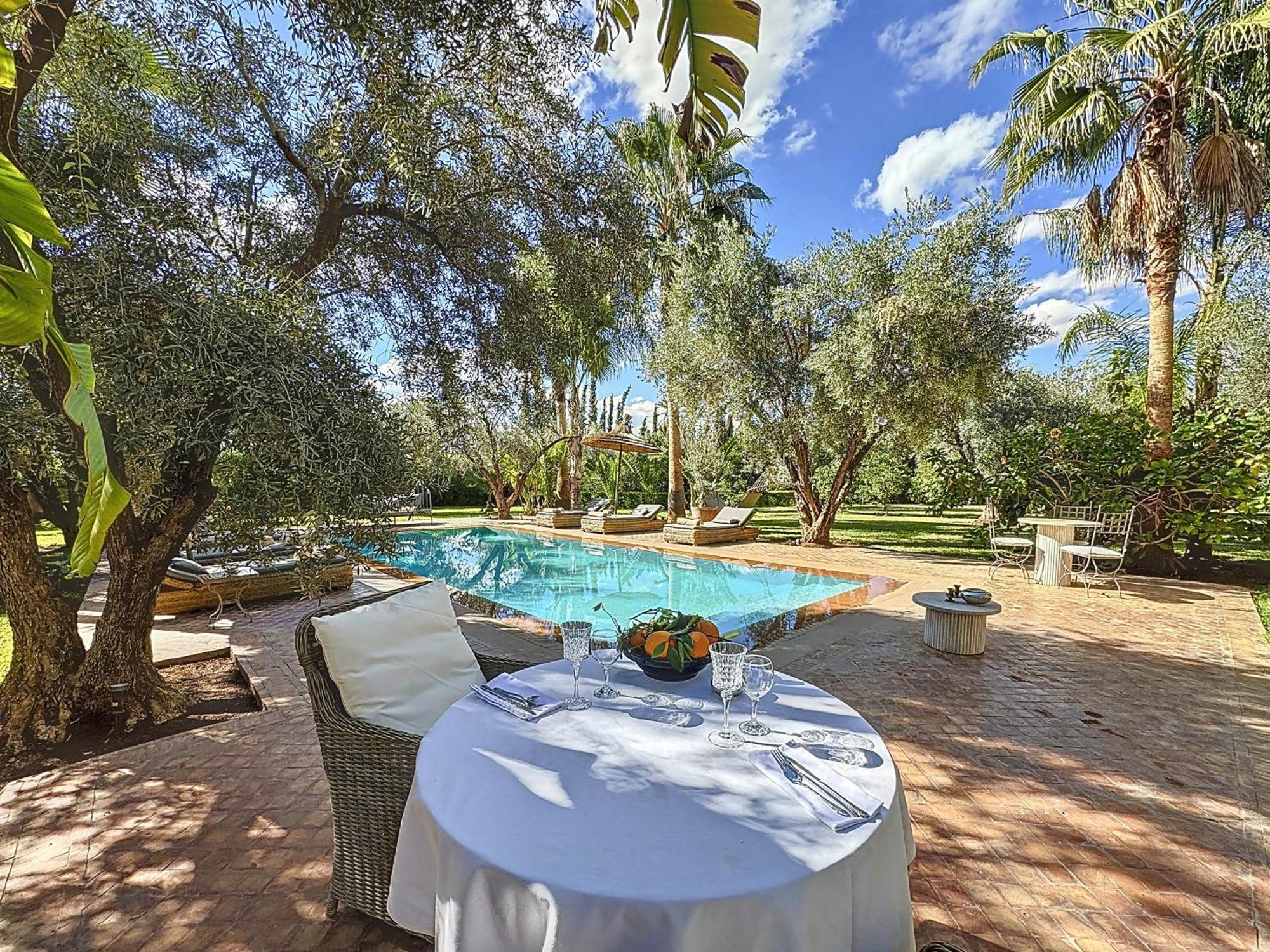 Villa Paschmina Piscine Chauffee Ourika Exteriör bild