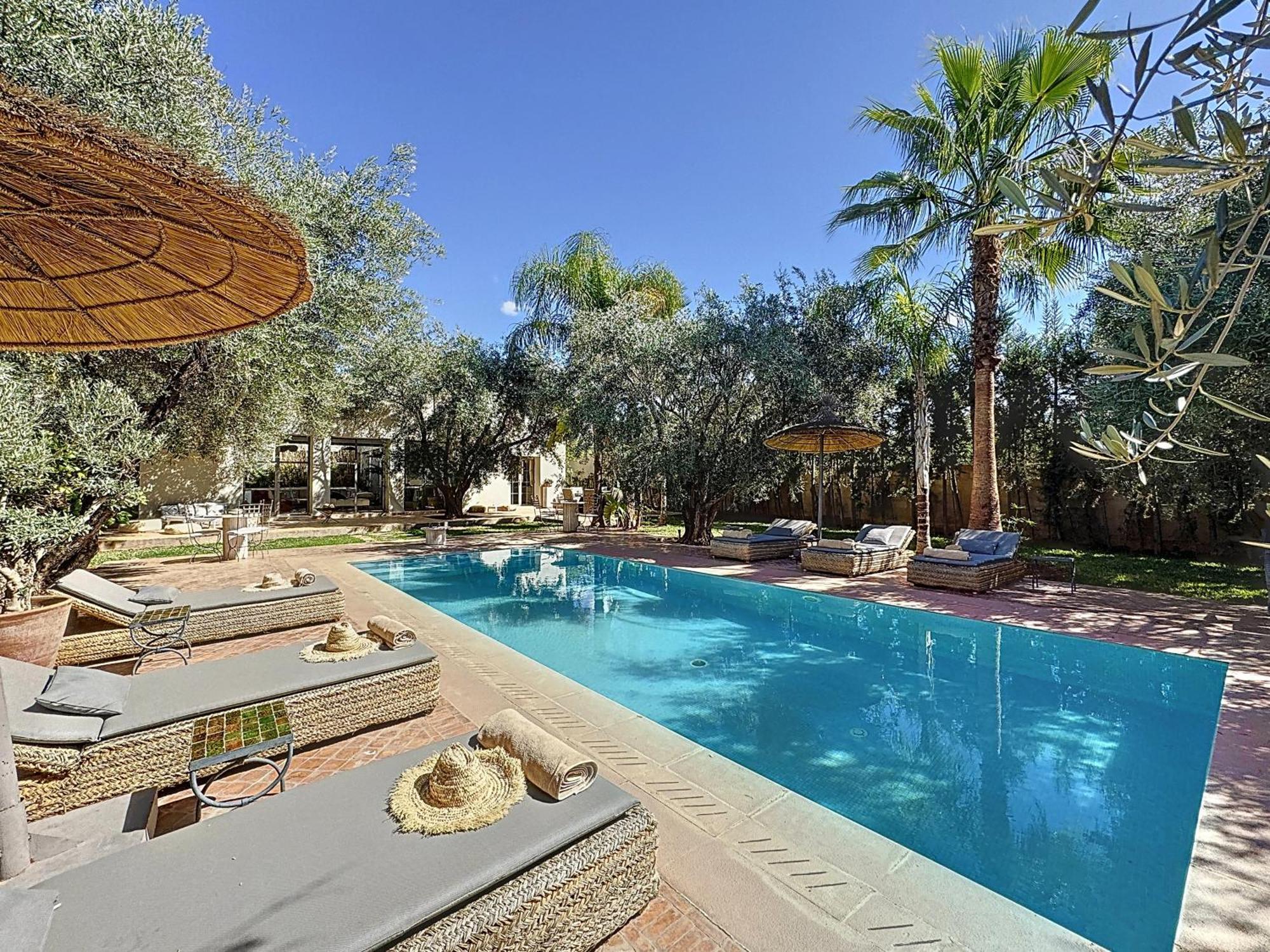 Villa Paschmina Piscine Chauffee Ourika Exteriör bild