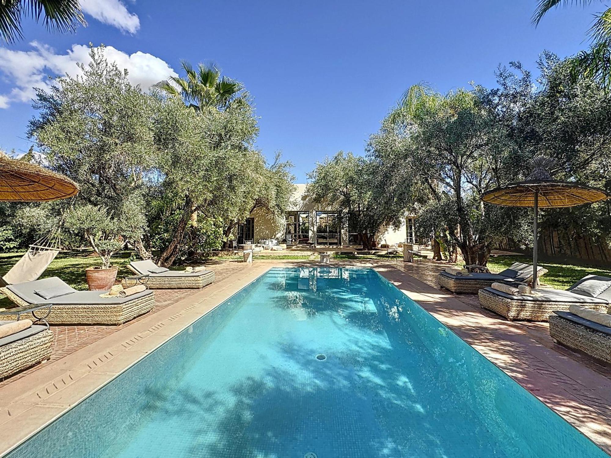 Villa Paschmina Piscine Chauffee Ourika Exteriör bild