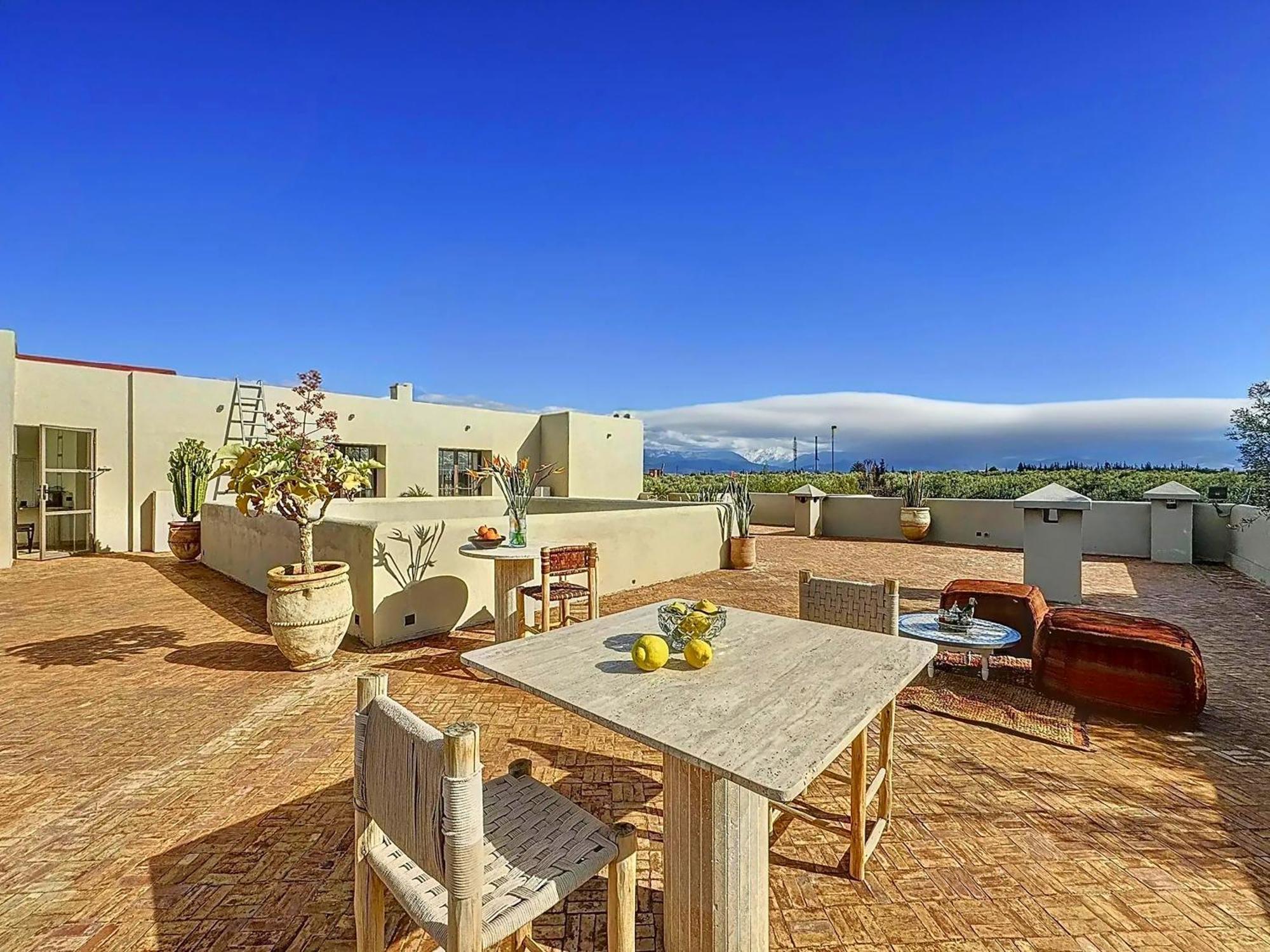 Villa Paschmina Piscine Chauffee Ourika Exteriör bild