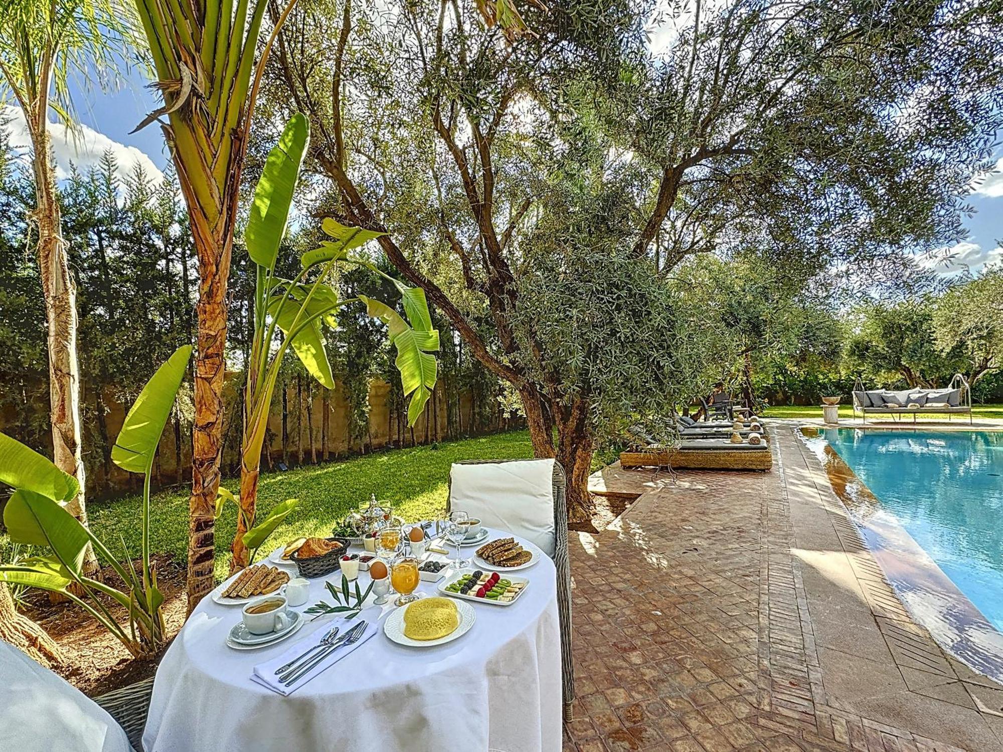 Villa Paschmina Piscine Chauffee Ourika Exteriör bild